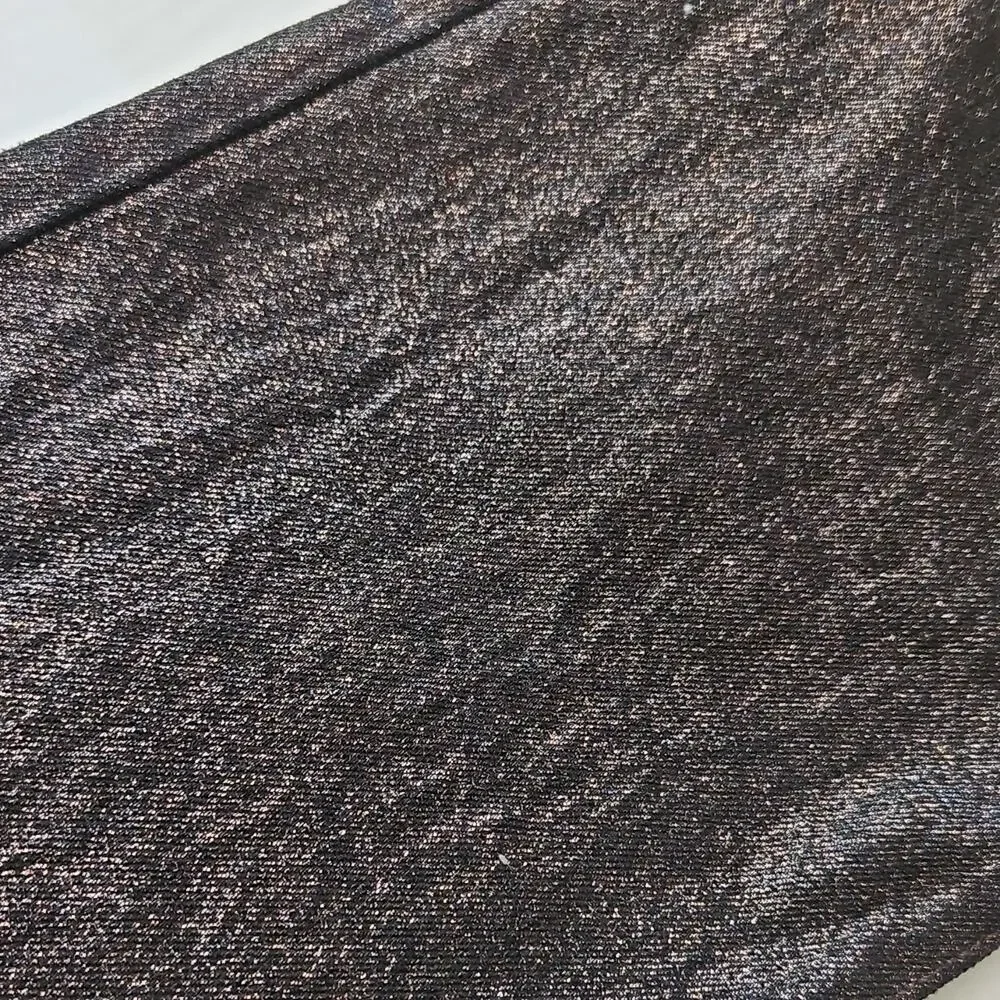 Old Navy Women's High Rise OG Loose Metallic Shimmery Jeans Black size 2